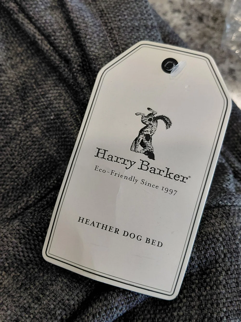 Harry Barker Heather Dog Bed Cover in Gray Medium